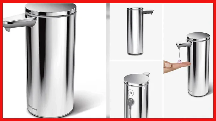 simplehuman 9 oz. Touch-Free Rechargeable Sensor Liquid Soap Pump Dispenser