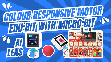 AI Color-Controlled DC Motor with micro:bit & EDU:BIT! #AI #microbit #STEM