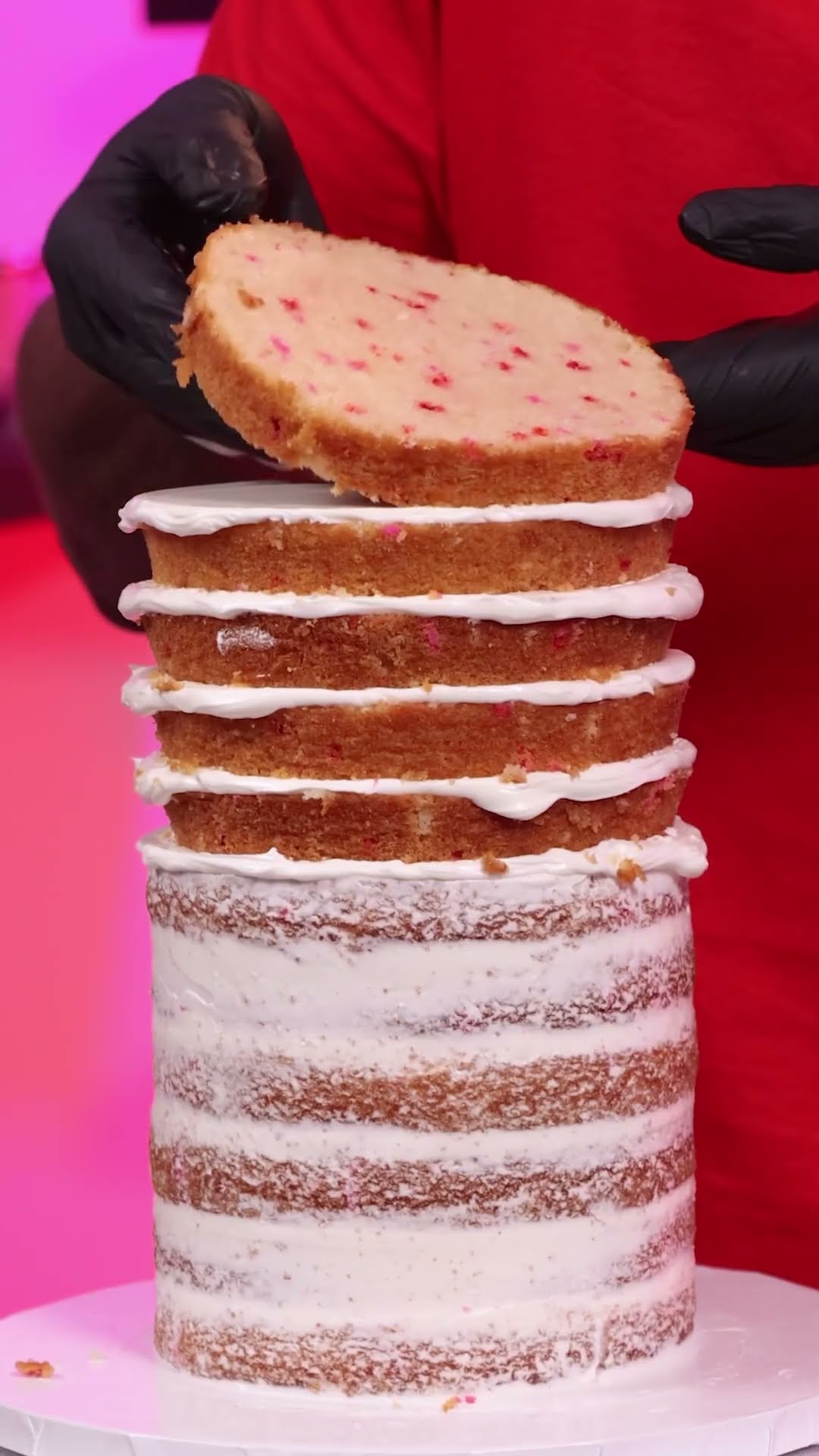 Easy Valentine cake #shorts