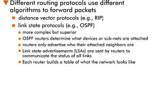 Open Shortest Path First (OSPF) - 7 : Link State Protocols