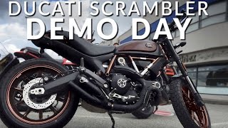 Ducati Scrambler Demo Day 800 400 Cc Youtube