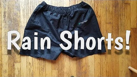 Best Rain Gear for ultralight weight Backpacking? Rain shorts! The alternative to a rain kilt