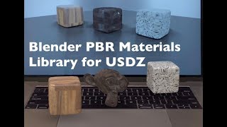 BSLIVE 0010 Blender PBR Materials Collection for USDZ
