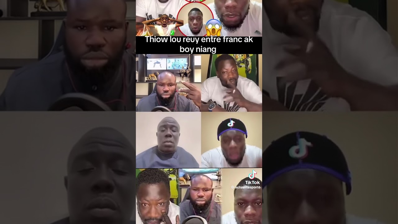 Franc et boy niang s'attaque en live