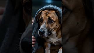 Er blieb im Regen, um sie zu retten… 🥺🐶🐱