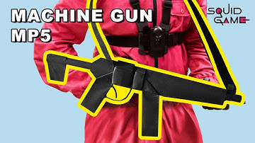 How to Make Paper Gun Origami - Tutorial | Squid Game