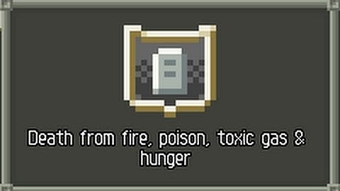 How To Get Death From Fire, Poison, Toxic Gas & Hunger Badge In Pixel Dungeon