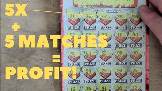 RUBY RED 7s = PROFIT SESSION 🤑 I FOUND THE 5x MULTIPLIER! LOTTO SCRATCHING TIME!