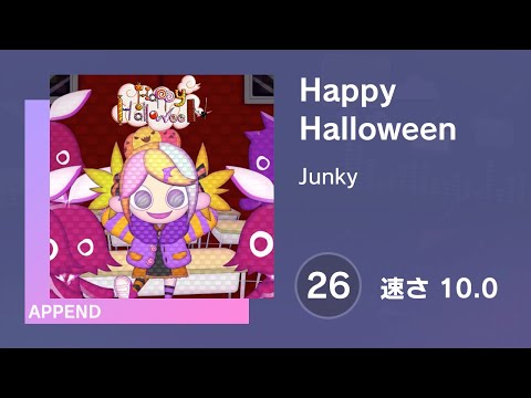 [プロセカ] Happy Halloween (APPEND 26) AUTO 譜面確認用 (速さ10.0)