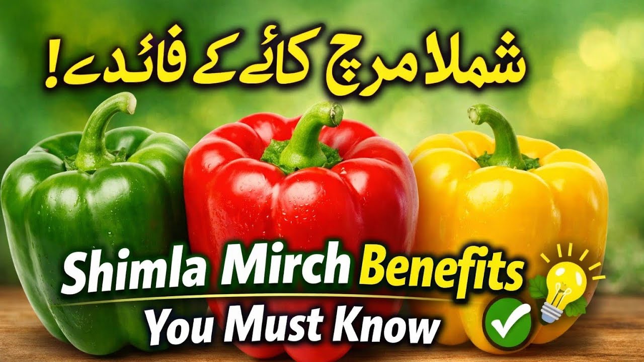 Shimla Mirch Khane Ke Fayde | Benefits of Capsicum for Health, Skin & Hair