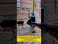 Brick Wall Electrical Conduit Installation | Professional Wiring Preparation Technique