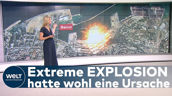 MEGA-EXPLOSION IN BEIRUT: "Falsche Lagerung kann Ammoniumnitrat extrem gefährlich machen"