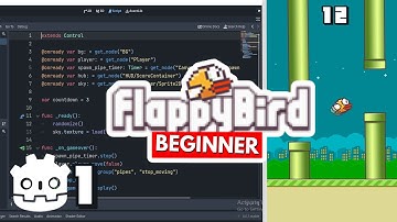 Making Flappy Bird in Godot (COMPLETE Beginner Tutorial): P1 Floor