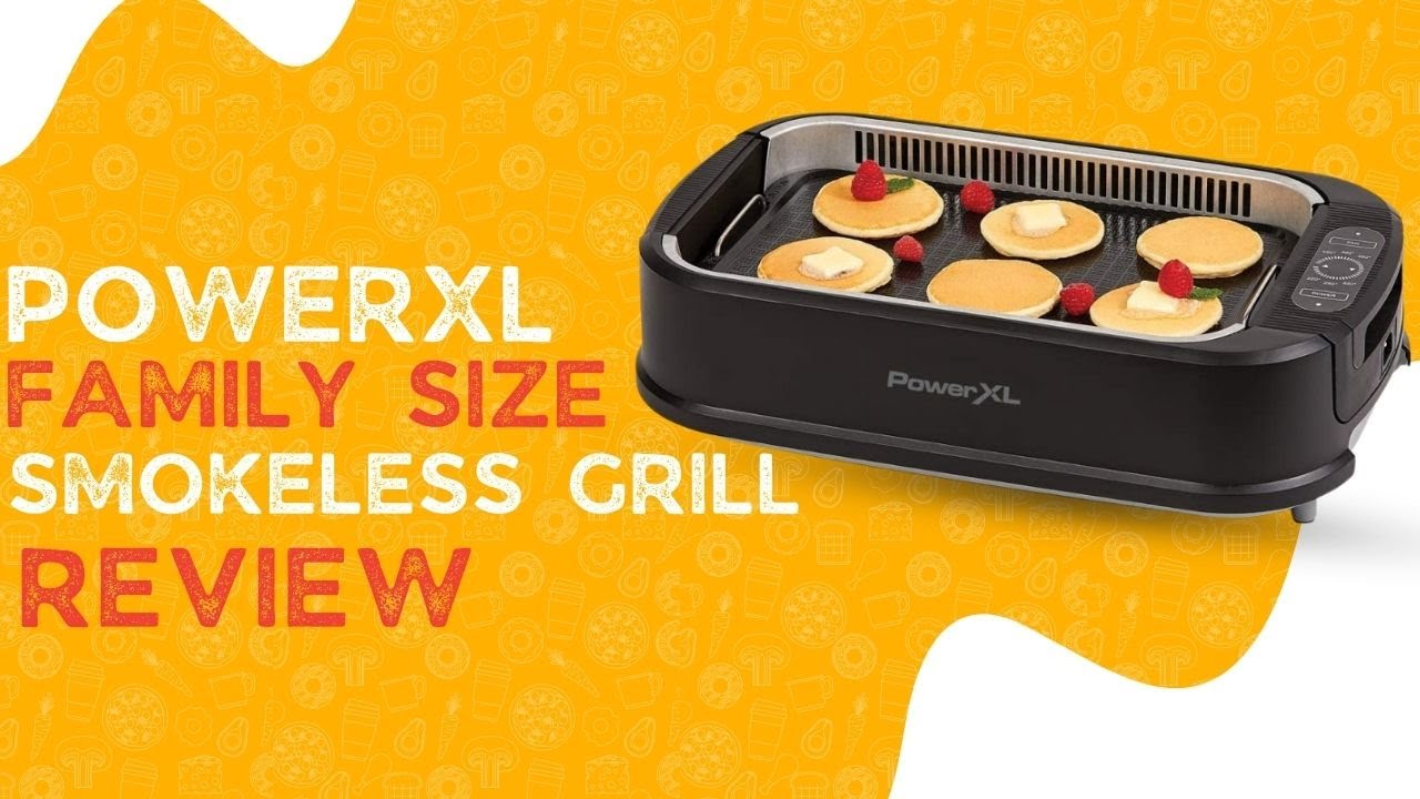 PowerXL Smokeless Grill (Review) and Skinny Grilled Shrimp Scampi Skewers  with Weight Watchers Points