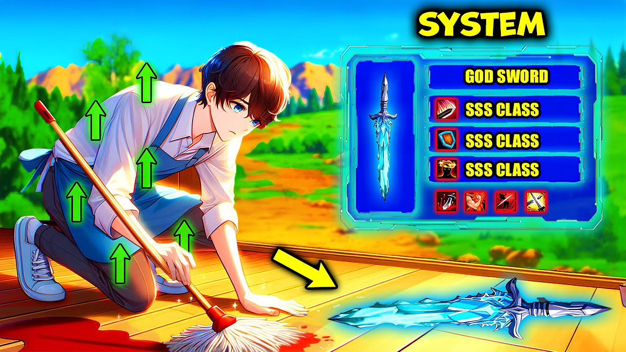 When The Janitor Finds The Lost Sword Of A God, He Gains All Its Powers - Manhwa Recap