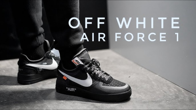 Official Look At The OFF-WHITE x Nike Air Force 1 Low Black •