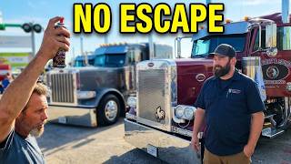 @Gentryandsons DRIVER BLASTS @Bruce_Wilson with SILLY STRING at GBATS @4StateTrucks  #gba #gbats