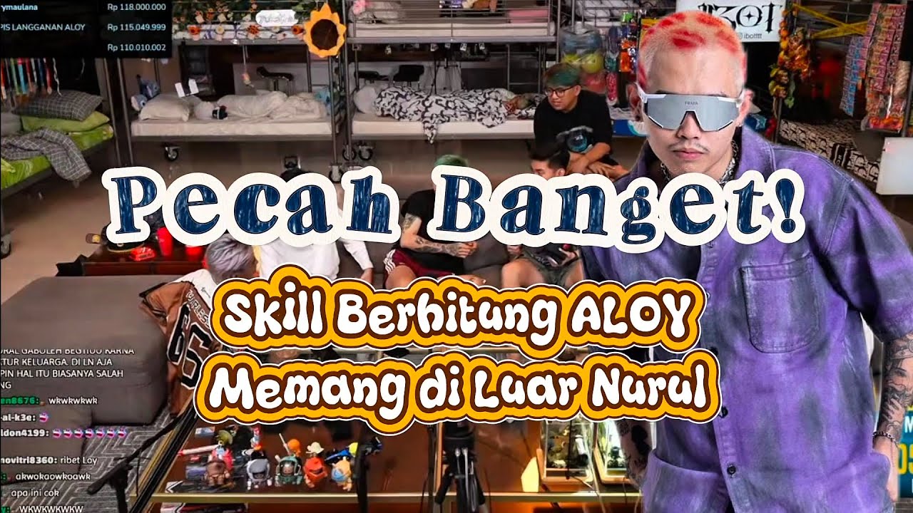 MATEMATIKA PLANET LAIN! Hitung-hitungan ala Aloy yang Bikin Otak Member Error 😂 #marapthon 