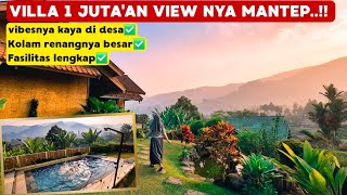 ONLY 1 MILLION, BEST VIEW‼️ VILLA KAYU KAREO by the viewna villas, max 25 people #villa #puncak #...