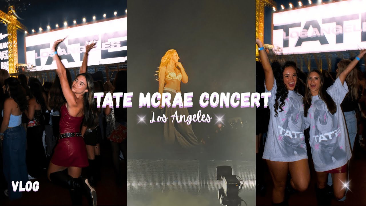 Tate Mcrae concert vlog | Los Angeles - YouTube