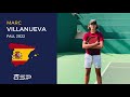 Marc villanueva  tennis recruiting  fall 2022