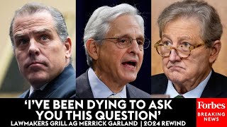 SUPERCUT: Lawmakers Grill AG Merrick Garland In Congressional Hearings | 2024 Rewind