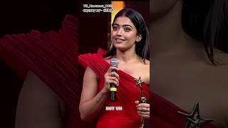 Rashmika Mandhana Cuttest Speech In Award Show Siima