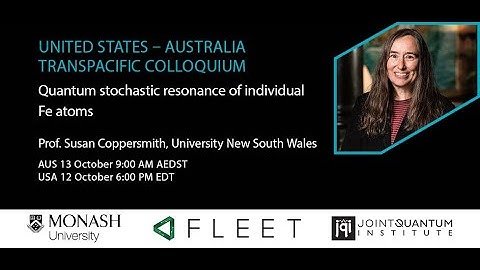 Quantum stochastic resonance of individual Fe atoms