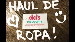 Compra (Haul) de ropa Buena, Bonita y Barata “dd’s discounts store”