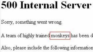 Youtube Monkey Error