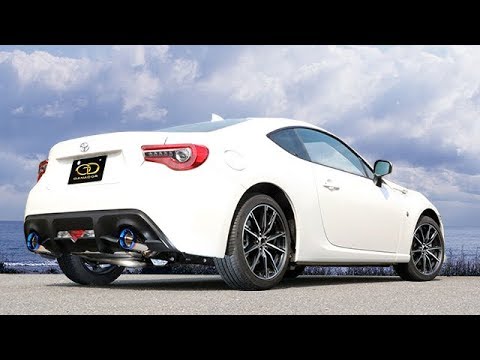 TOYOTA 86 （ZN6）後期 マフラー音 GANADOR GDE 407シリーズ - YouTube