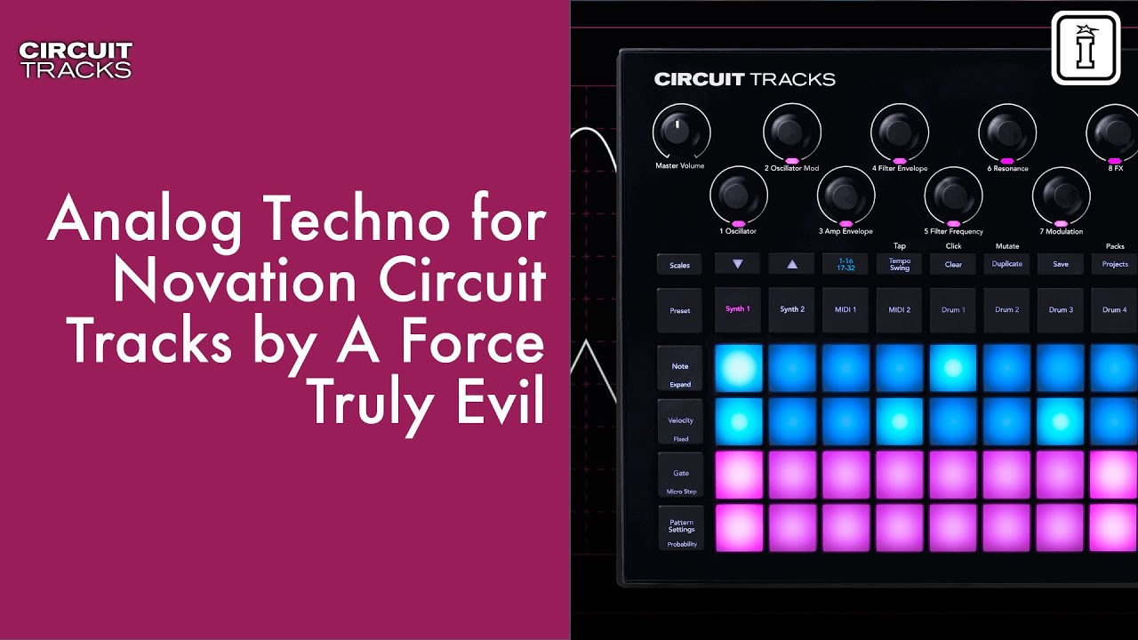 Demo - Analog Techno - Novation Circuit Tracks Pack by A Force