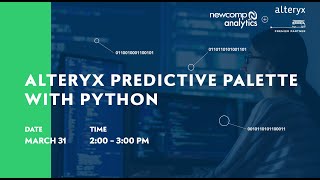 Alteryx Predictive Palette with Python