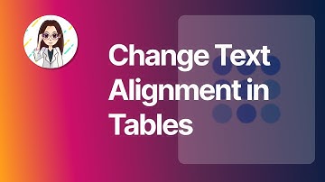 How to Change Text Alignment in Table with Paligo