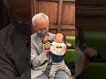 【初体験】伯祖父(父方)が双子の姪孫に初対面#Shorts