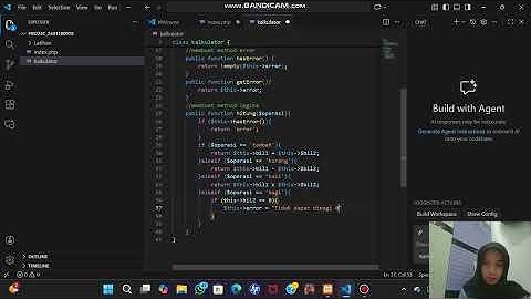 Tugas UTS  Pemrograman Berorientasi Objek Membuat Kalkulator Mini Menggunakan PHP dan OOP