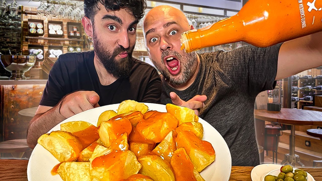 Pruebo las BRAVAS MAS FAMOSAS de Madrid con Viviendoenlacalle 🏆