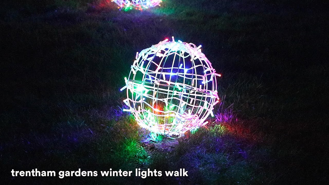 Walking through a WINTER WONDERLAND at Trentham Gardens!