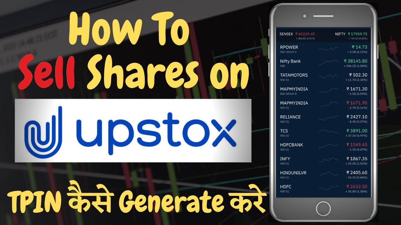 How to sell shares in upstox delivery How to generate tpin tpin in