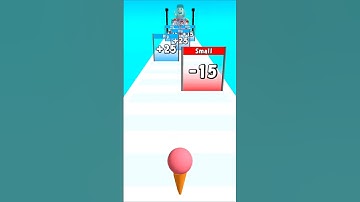 Ice Cream Scoops Stack Run #3 #shorts #viral #games