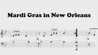 Mardi Gras in New Orleans - Sheet piano music | PDF download