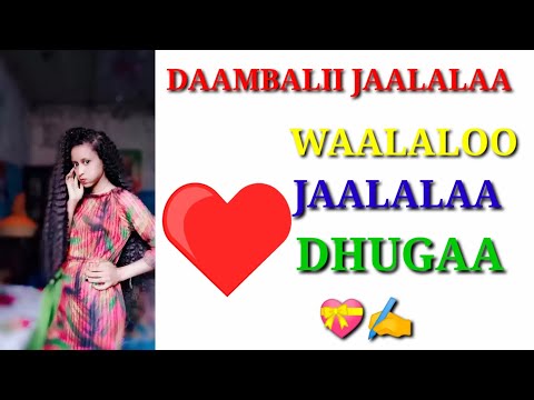 Daambali Jaalalaa Walaloo Jaalalaa Dhugaa
