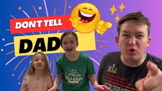 Shhhh... Don't Tell Dad | The Hayes Kids #prank