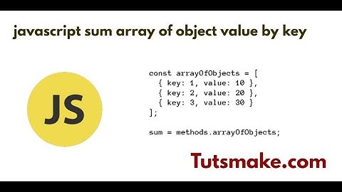 javascript sum array of objects value
