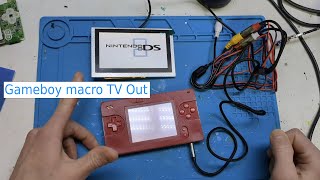 Gameboy macro TV out the cheap way