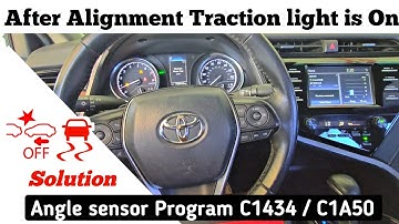 After Alignment Traction light is On || C1434 / C1A50 Solution 💯