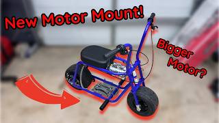 Temu Micro Bike gets a NEW Motor Mount! | Small Block Motor Mount For Micro Bike!!