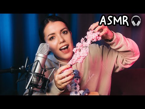 ASMR mit FOAM CLAY spielen | Sticky Sounds & Trigger | Whispering 👄