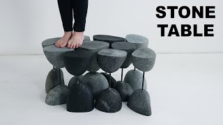 Making a Table out of ROCKS
