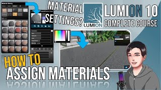 How to Assign materials - LUMION 10 COMPLETE COURSE - #29 | Ar. Z